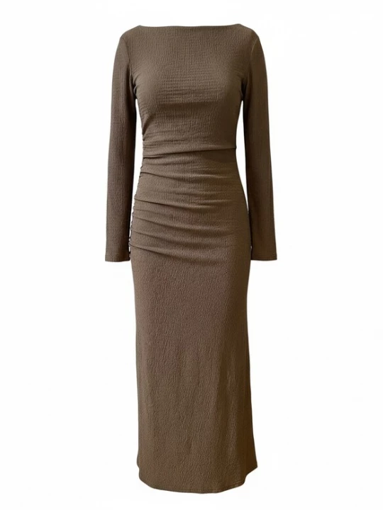 Foto van product studioselect Jurk 'Colleen' donkerbruin