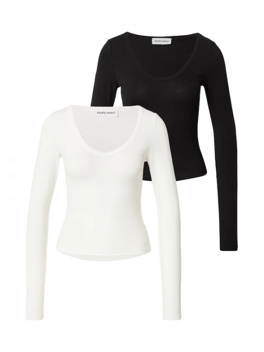Foto van product studioselect Shirt 'Bianca' zwart / wit