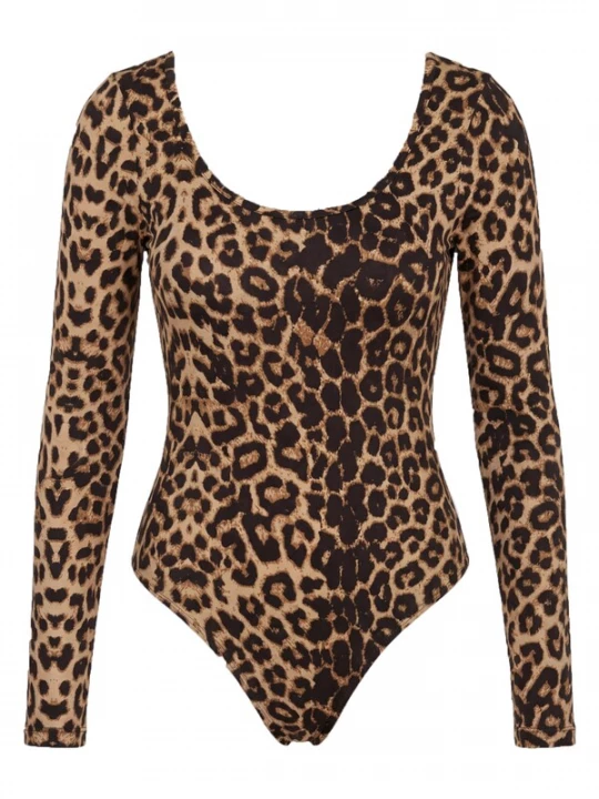 Foto van product studioselect Shirt body 'Madlin' sand / donkerbruin