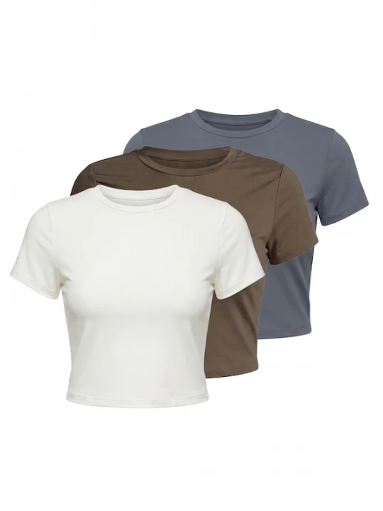 Foto van product studioselect Shirt 'Caro' blauw / bruin / wit