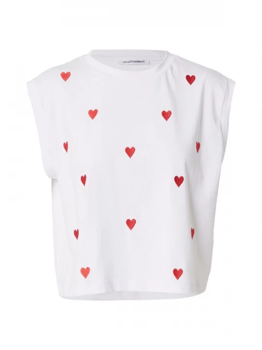 Foto van product studioselect Shirt 'Dana' rood / wit