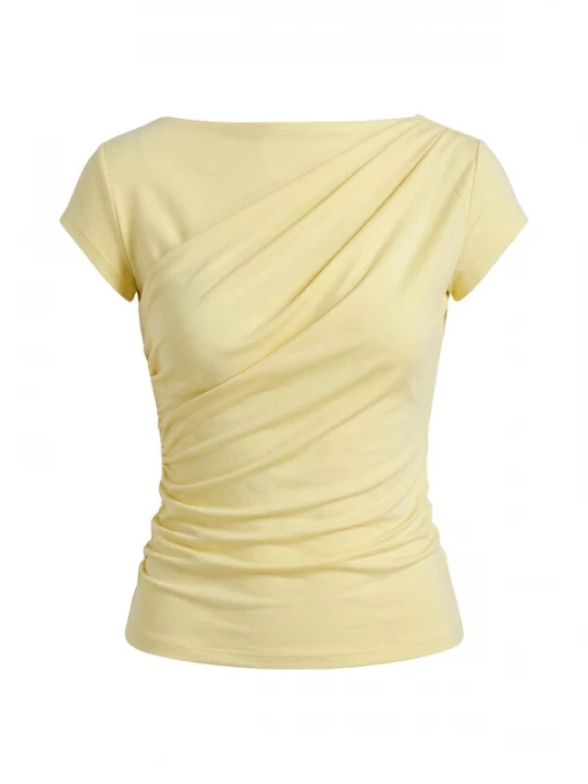 Foto van product studioselect Shirt 'Dena' lichtgeel