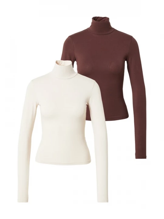 Foto van product studioselect Shirt 'Mila' crème / chocoladebruin