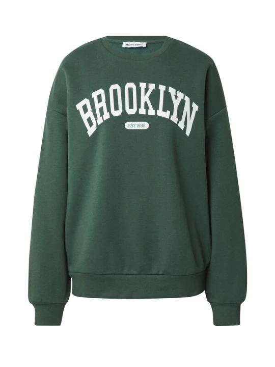 Foto van product studioselect Sweatshirt 'Joy' donkergroen / wit