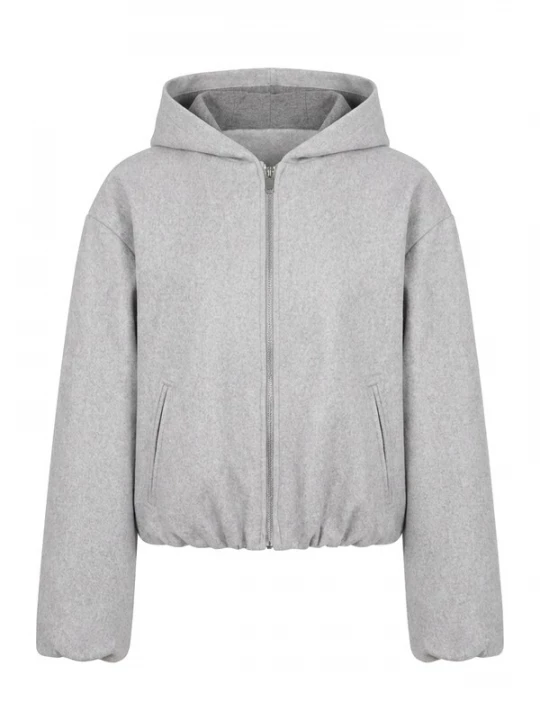 Foto van product studioselect Sweatvest 'Carmen' grijs gemêleerd