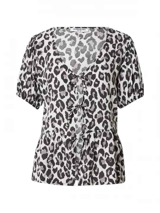 Foto van product Sublevel Blouse grijs / zwart