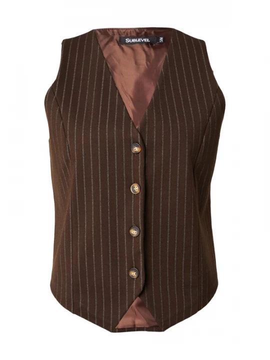 Foto van product Sublevel Gilet bruin / lichtgrijs