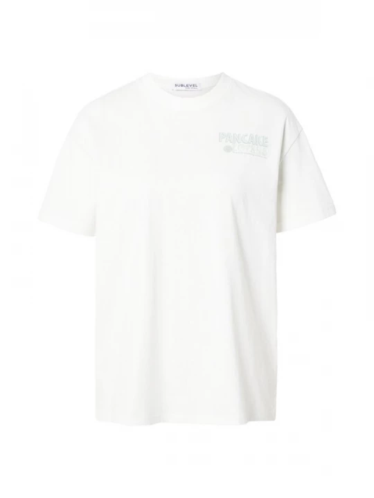 Foto van product Sublevel Shirt mintgroen / pastelgroen / wit