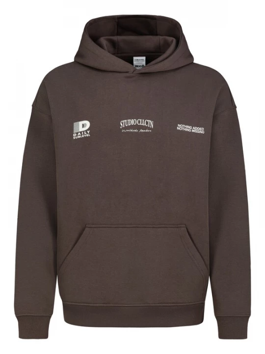 Foto van product Sublevel Sweatshirt bruin / wit