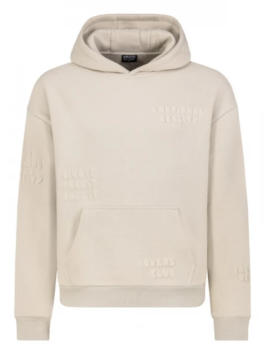 Foto van product Sublevel Sweatshirt crème / taupe