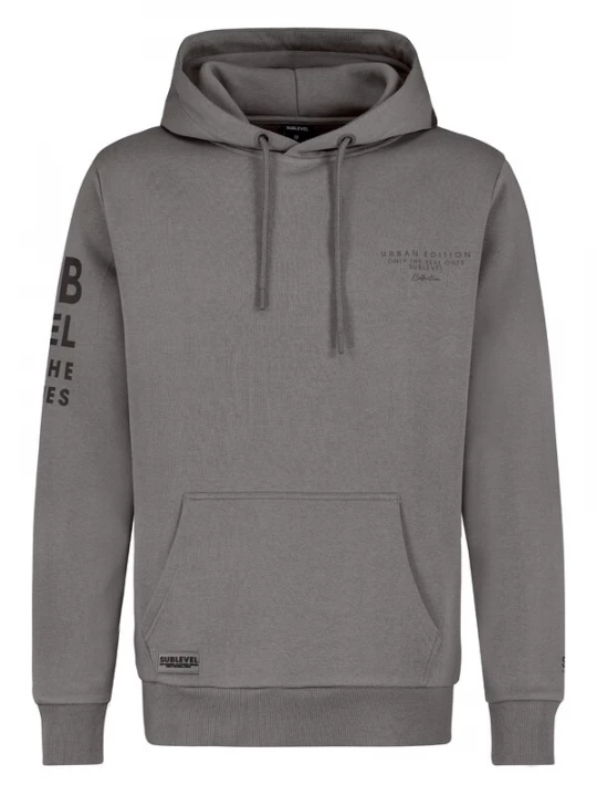 Foto van product Sublevel Sweatshirt donkergrijs / zwart