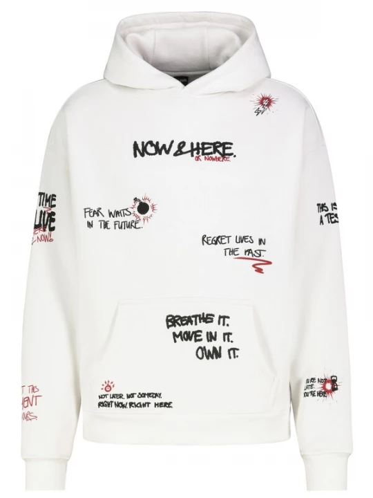 Foto van product Sublevel Sweatshirt gemengde kleuren / rood / zwart