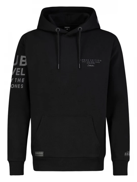 Foto van product Sublevel Sweatshirt grijs / zwart