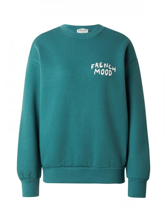 Foto van product Sublevel Sweatshirt petrol / pastelroze