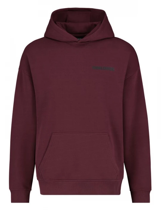Foto van product Sublevel Sweatshirt 'Worldwide' bourgogne / zwart