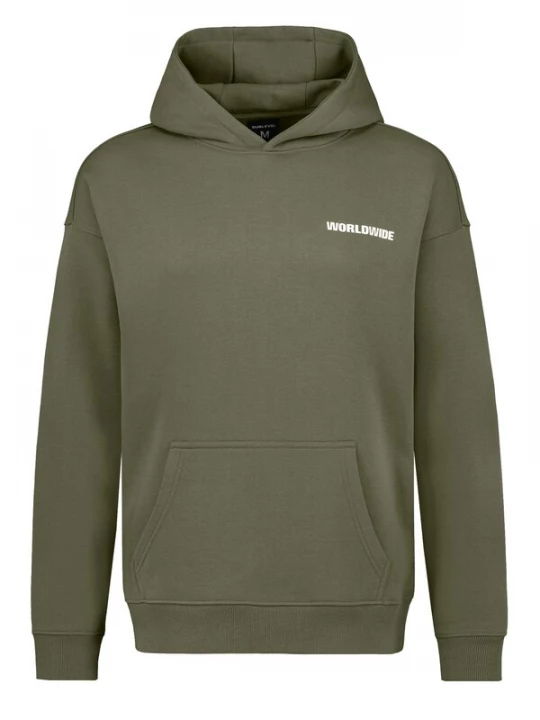 Foto van product Sublevel Sweatshirt 'Worldwide' kaki