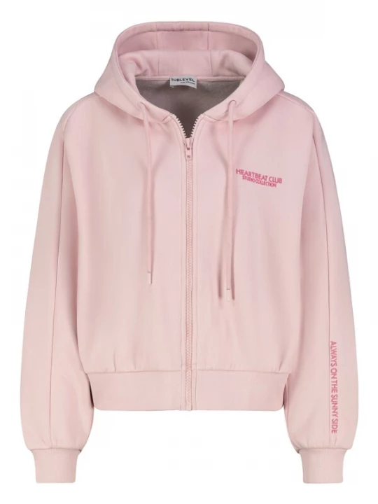 Foto van product Sublevel Sweatvest rosa
