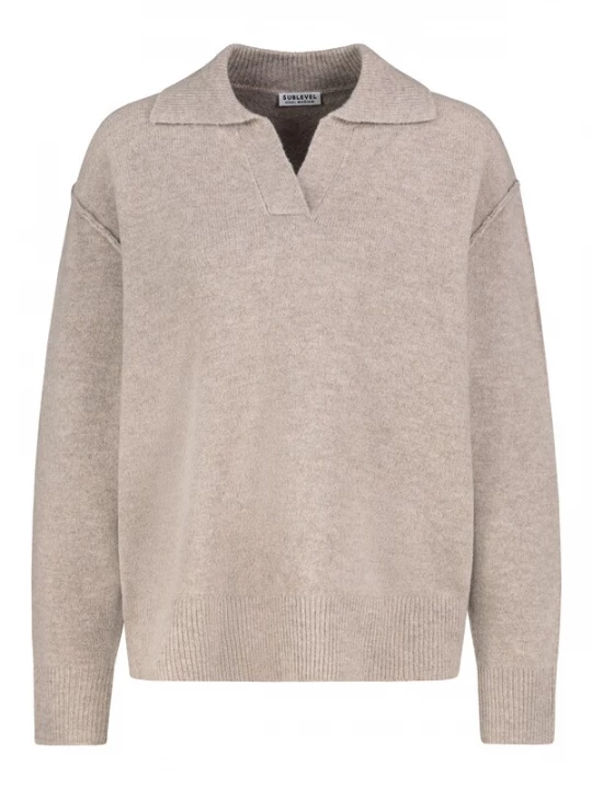 Foto van product Sublevel Trui beige gemêleerd