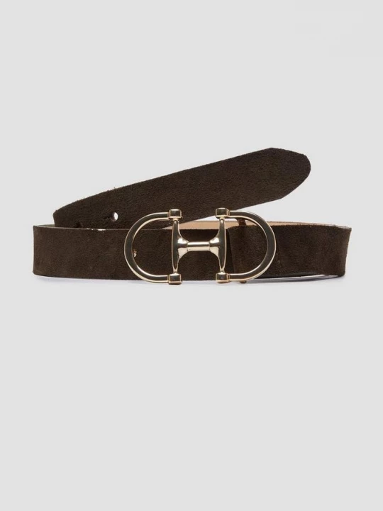 Foto van product Suède riem met elegante metalen gesp s.Oliver bruin