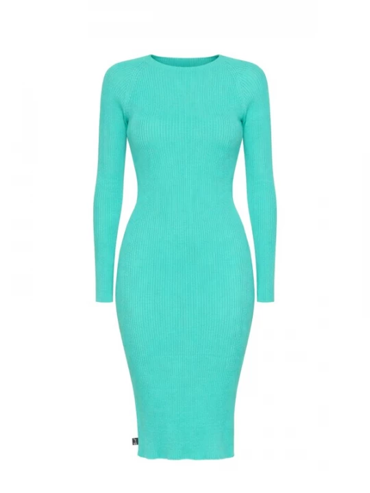 Foto van product Süel knitwear Gebreide jurk 'Amanda Basic' turquoise