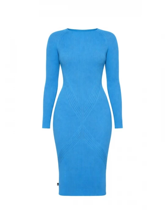 Foto van product Süel knitwear Gebreide jurk 'Gabi' azuur
