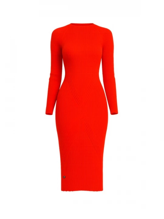 Foto van product Süel knitwear Gebreide jurk 'Gabi' kreeft