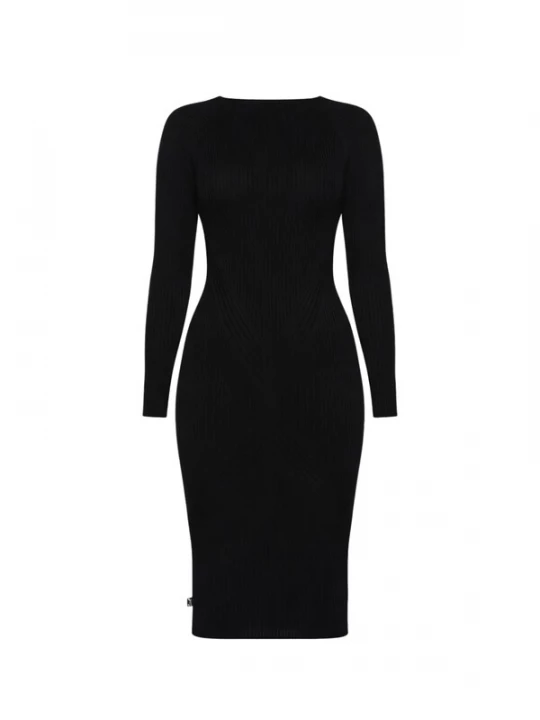 Foto van product Süel knitwear Gebreide jurk 'Gabi' zwart