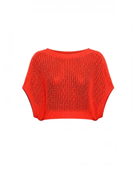 Foto van product Süel knitwear Gebreide top 'Birthday' kreeft