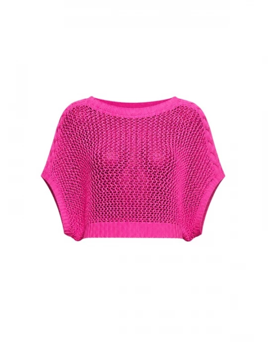 Foto van product Süel knitwear Gebreide top 'Birthday' lichtroze