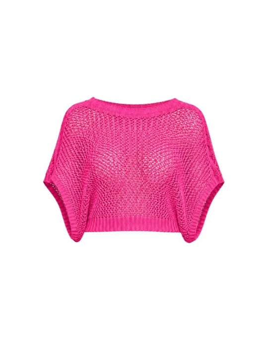 Foto van product Süel knitwear Gebreide top 'Birthday' neonroze