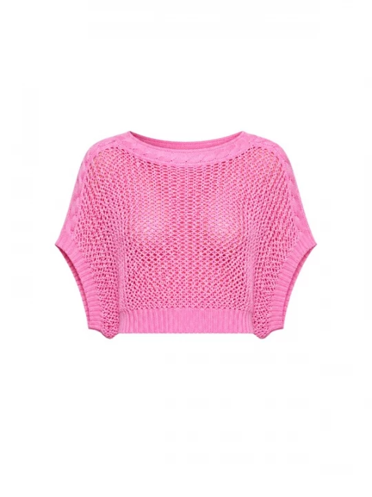 Foto van product Süel knitwear Gebreide top 'Birthday' oudroze