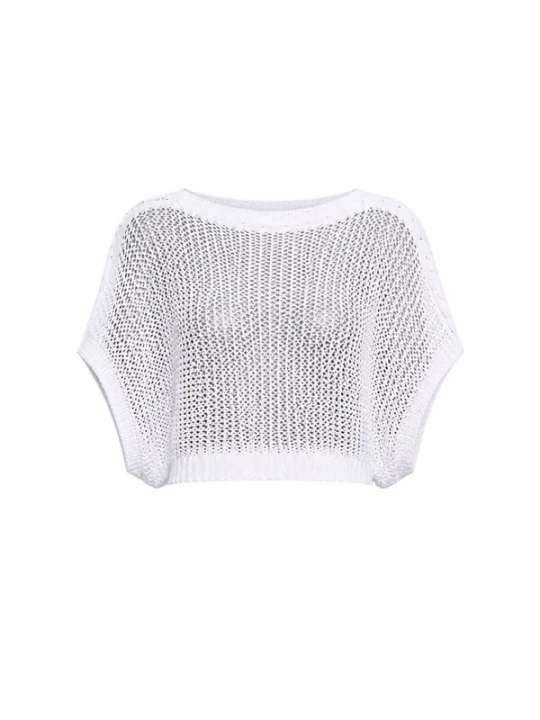 Foto van product Süel knitwear Gebreide top 'Birthday' wit