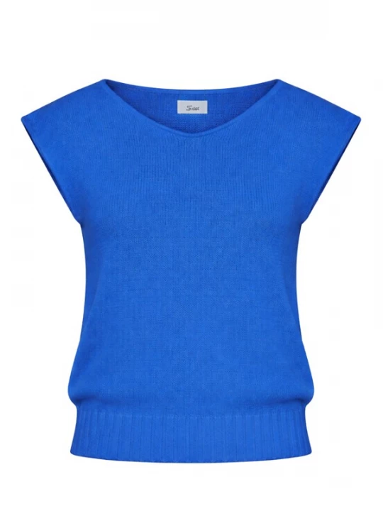 Foto van product Süel knitwear Gebreide top 'Carlos' azuur