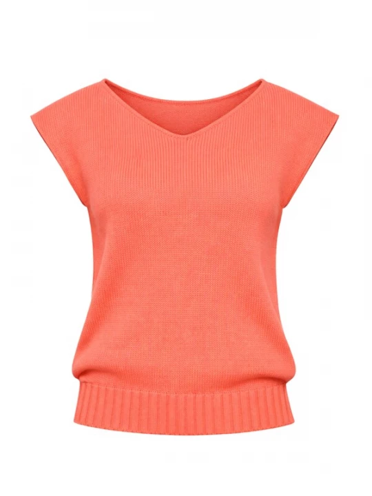 Foto van product Süel knitwear Gebreide top 'Carlos' koraal