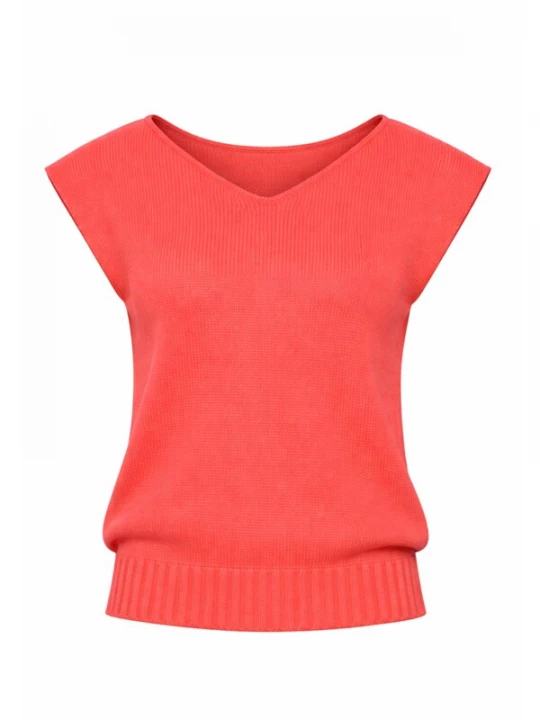 Foto van product Süel knitwear Gebreide top 'Carlos' kreeft