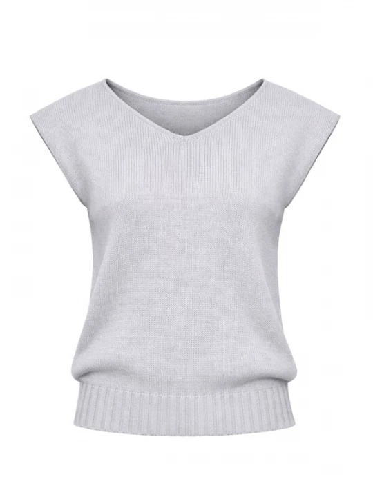 Foto van product Süel knitwear Gebreide top 'Carlos' lichtgrijs