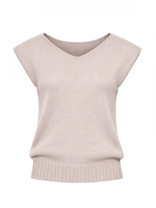 Foto van product Süel knitwear Gebreide top 'Carlos' taupe