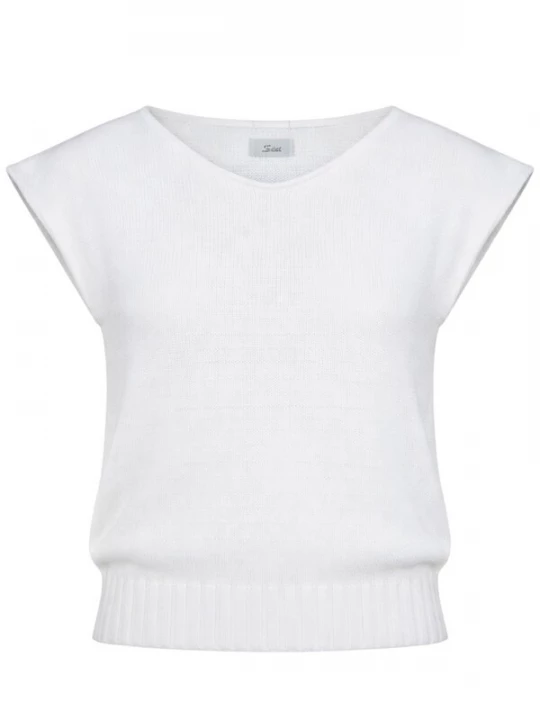 Foto van product Süel knitwear Gebreide top 'Carlos' wit
