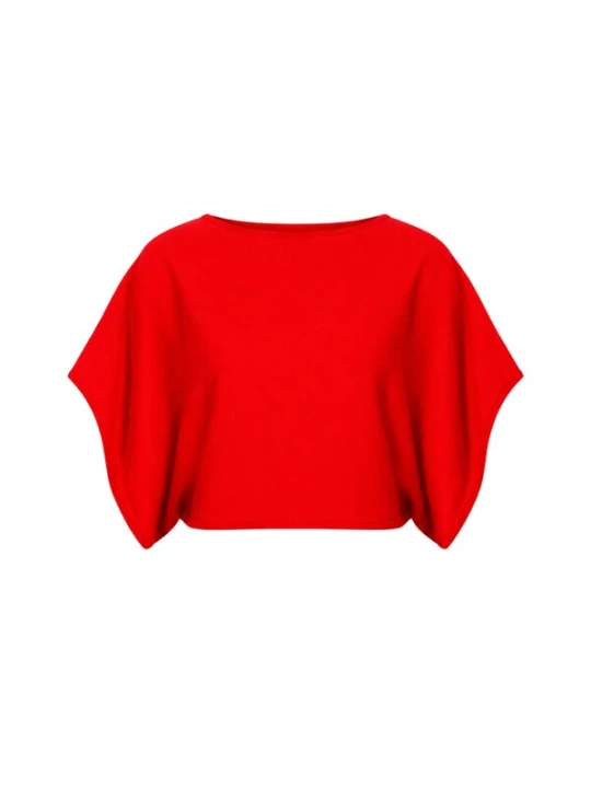 Foto van product Süel knitwear Gebreide top 'Hanna' neonrood
