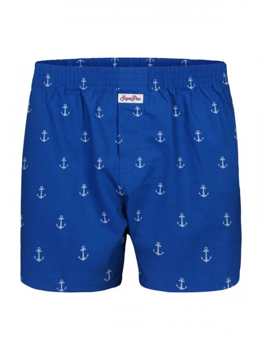 Foto van product Sugar Pine Boxershorts ' Anker ' blauw