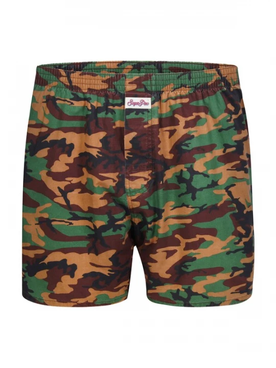 Foto van product Sugar Pine Boxershorts ' Camouflage ' sand / bruin / groen