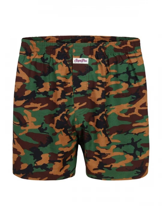 Foto van product Sugar Pine Boxershorts ' Camouflage ' sand / groen
