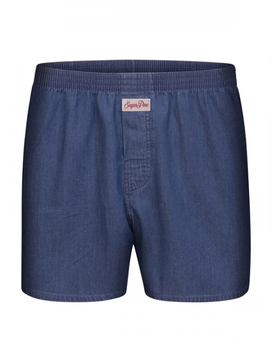Foto van product Sugar Pine Boxershorts 'Jeans' blauw denim