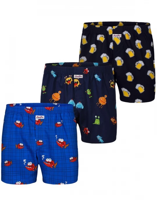Foto van product Sugar Pine Boxershorts ' Motiv Print Mix ' gemengde kleuren