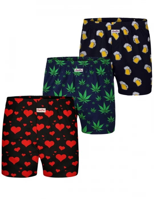 Foto van product Sugar Pine Boxershorts ' Motiv Print Mix ' gemengde kleuren