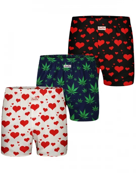 Foto van product Sugar Pine Boxershorts ' Motiv Print Mix ' gemengde kleuren