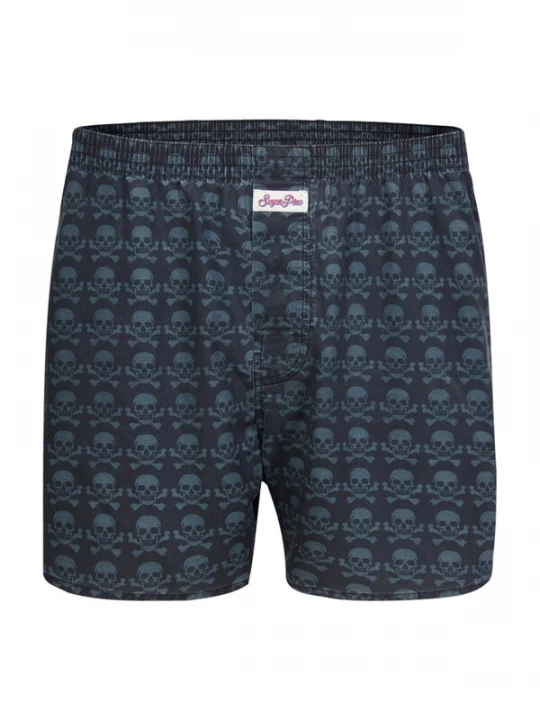Foto van product Sugar Pine Boxershorts ' Skulls ' zwart