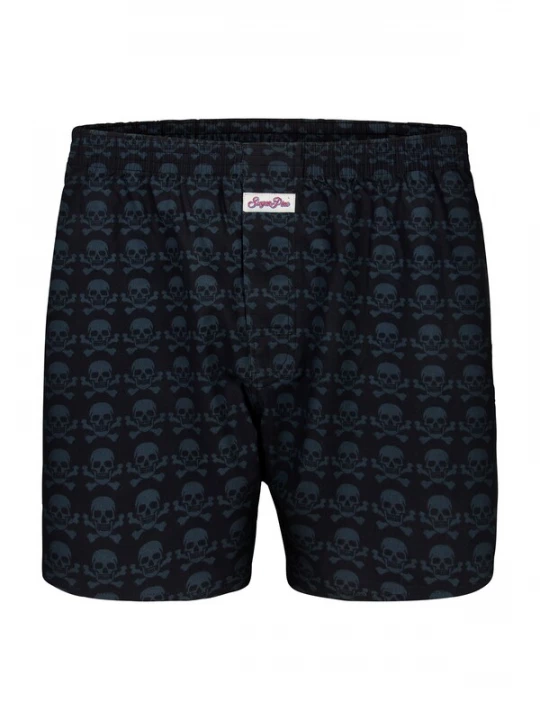 Foto van product Sugar Pine Boxershorts ' Skulls ' zwart