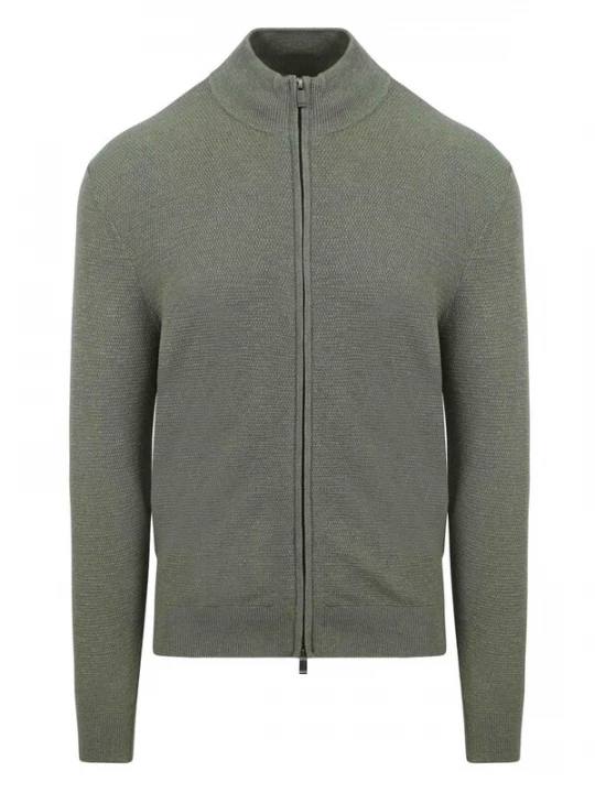 Foto van product Suitable Gebreid vest groen