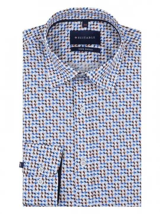 Foto van product Suitable Overhemd blauw